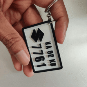 Number Plate Keychain